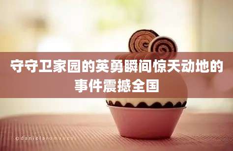 守守卫家园的英勇瞬间惊天动地的事件震撼全国