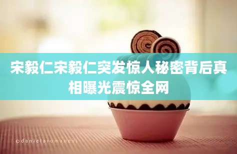宋毅仁宋毅仁突发惊人秘密背后真相曝光震惊全网