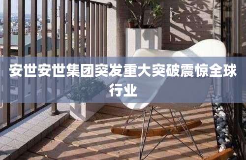 安世安世集团突发重大突破震惊全球行业