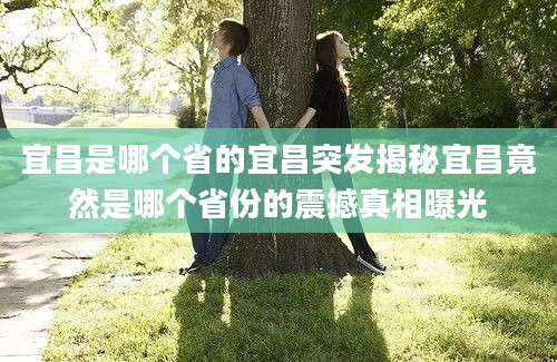 宜昌是哪个省的宜昌突发揭秘宜昌竟然是哪个省份的震撼真相曝光