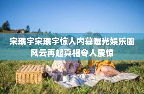 宋珉宇宋珉宇惊人内幕曝光娱乐圈风云再起真相令人震惊
