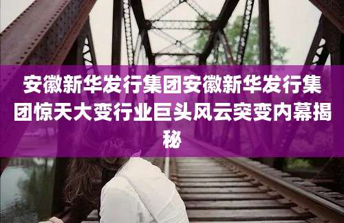 安徽新华发行集团安徽新华发行集团惊天大变行业巨头风云突变内幕揭秘