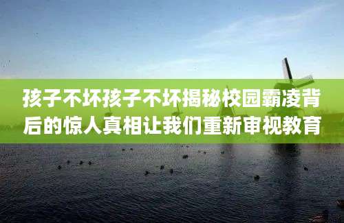 孩子不坏孩子不坏揭秘校园霸凌背后的惊人真相让我们重新审视教育