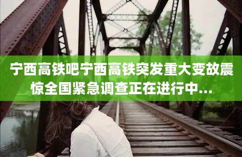 宁西高铁吧宁西高铁突发重大变故震惊全国紧急调查正在进行中...