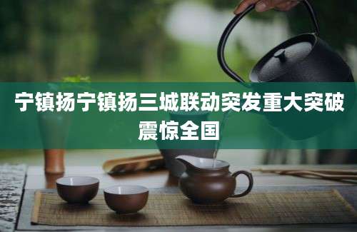 宁镇扬宁镇扬三城联动突发重大突破震惊全国